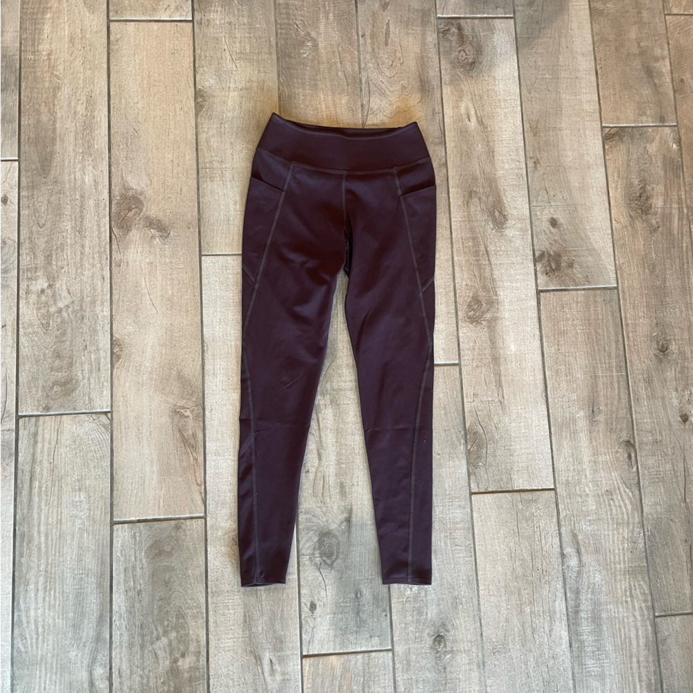 Uniqlo Burgundy Leggings